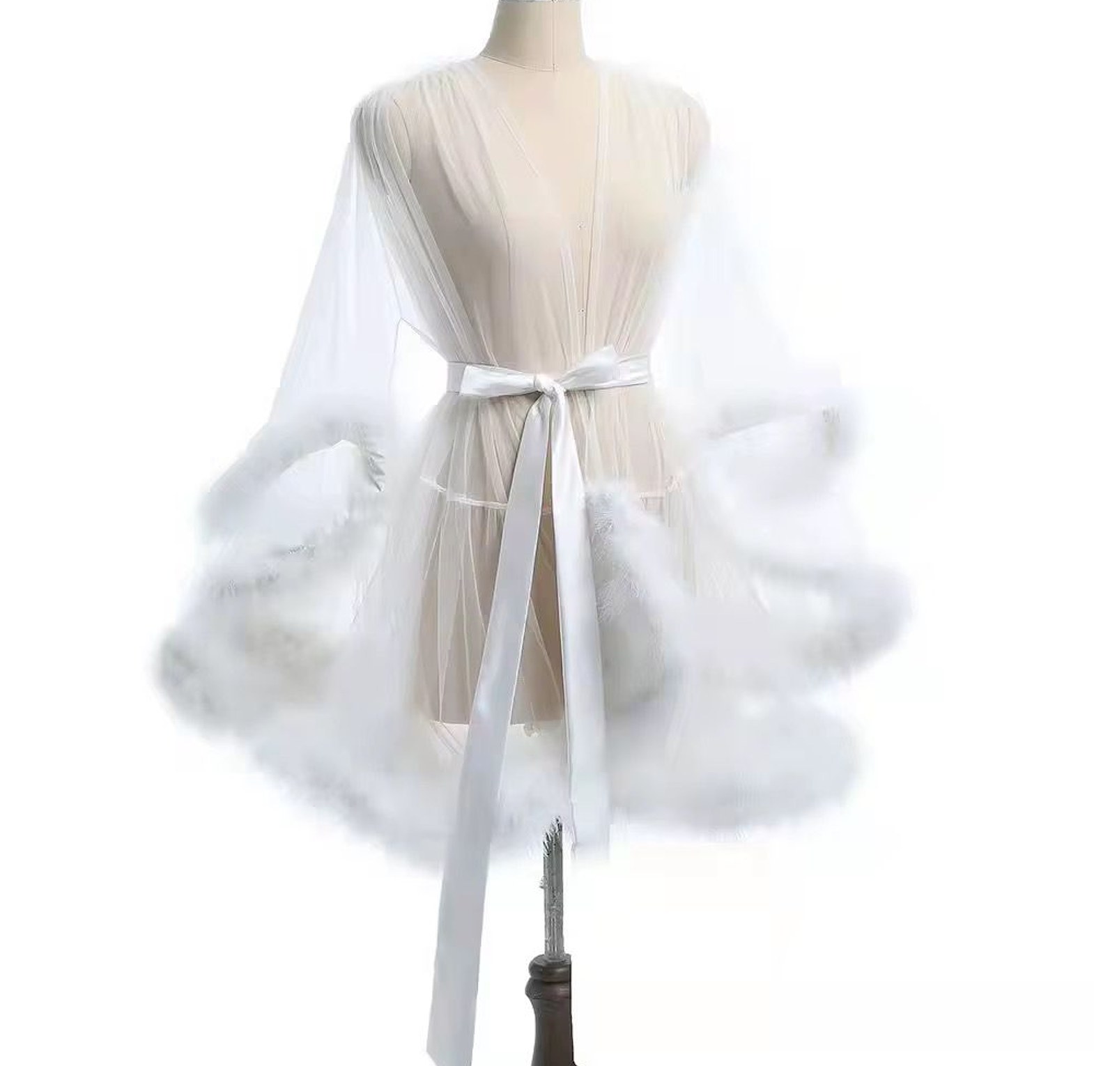 761 Sheer Fur Robe image