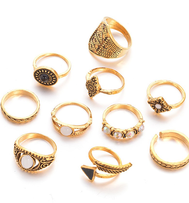 Golden arrow Ring Set image