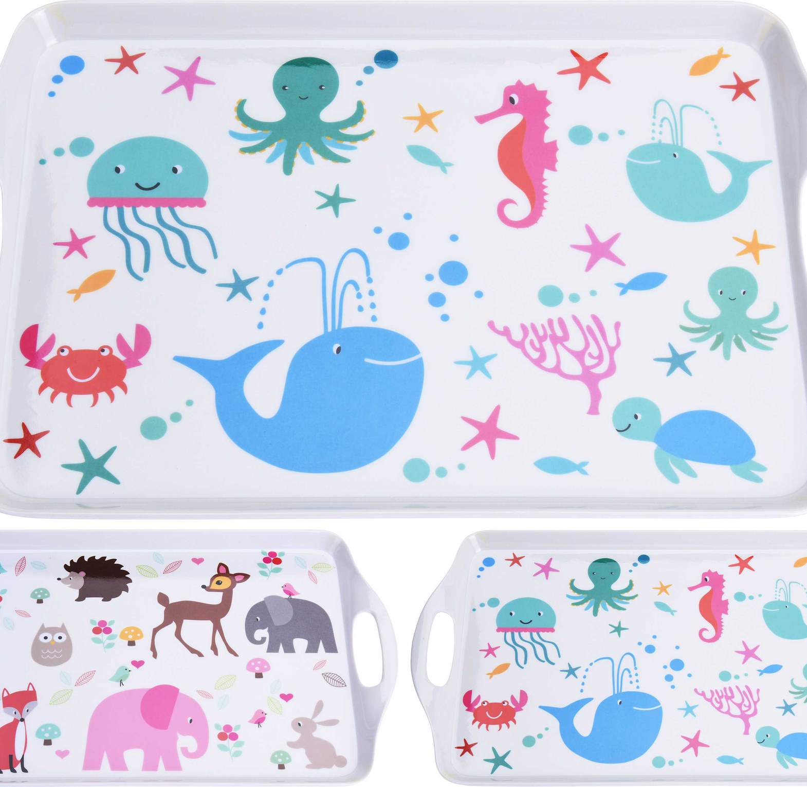 SERVING TRAY 38X23CM 2ASS image