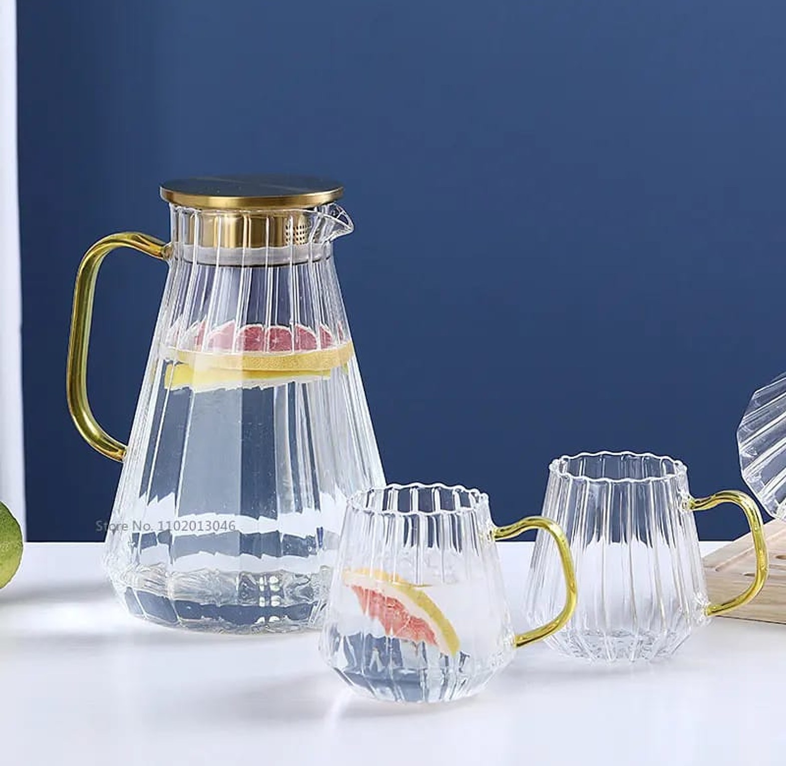 Glass Decanter Kettle Cups image