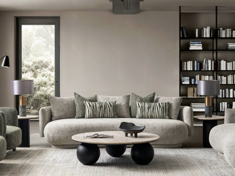 Fabric Stationary Sofas image