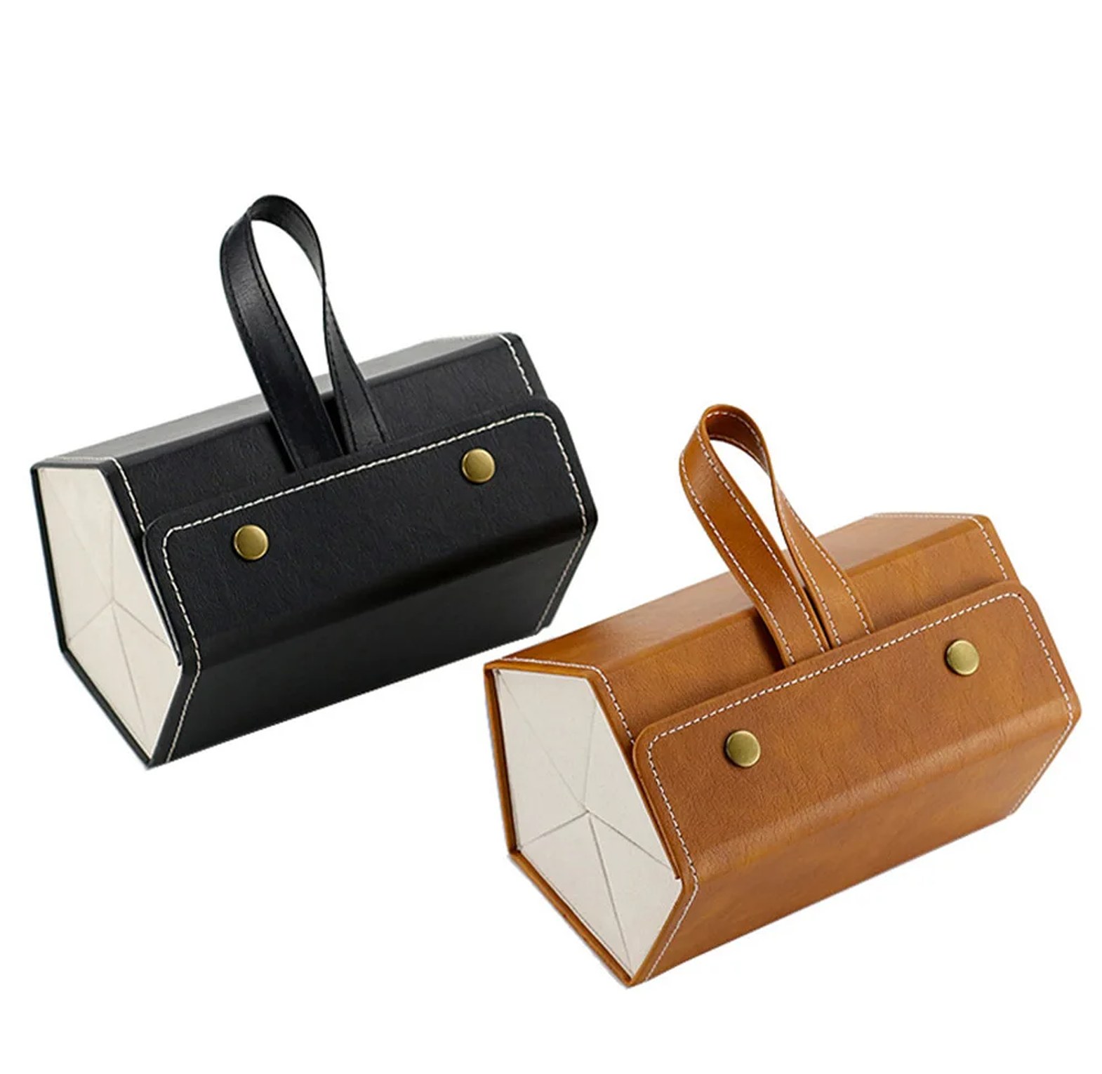 Foldable Leather Sunglasses Organizer image