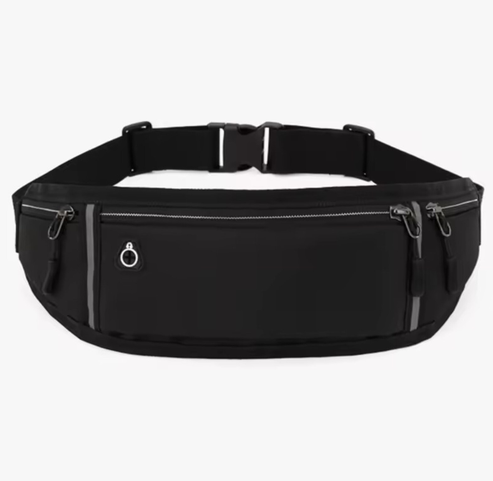 Sports Running Belt Waist Bag Elastic Water Resistant Fitness Fanny Pack Phone Holder for Jogging Gym and Workouts image