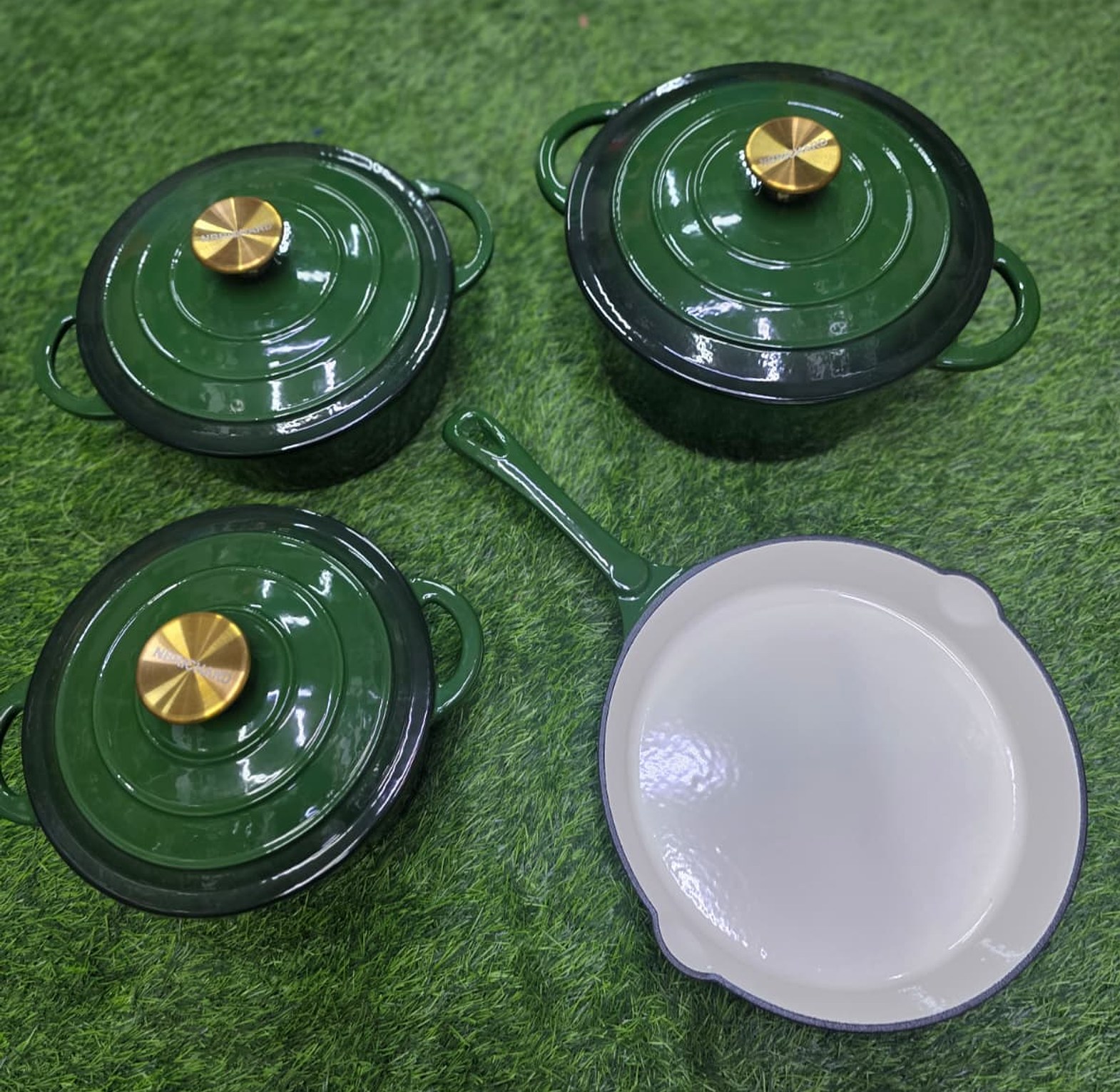 Heritage Enamel Cast Iron 7-Piece Cookware Set image