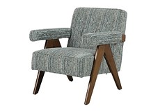 HUDSON Fabric Accent Chair thumbnail 3