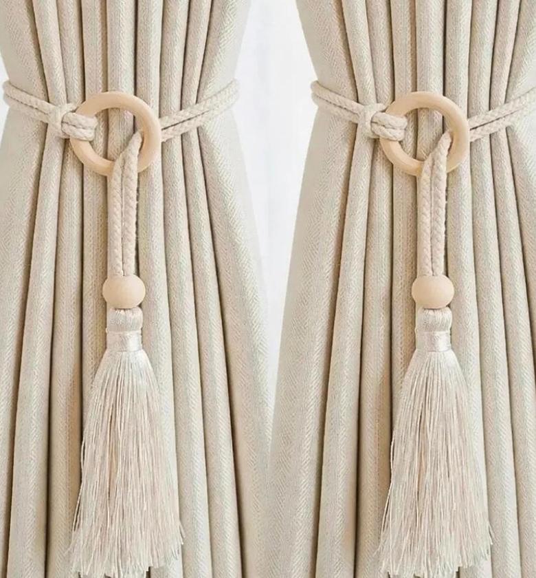 2pcs curtain tassel holdbacks image