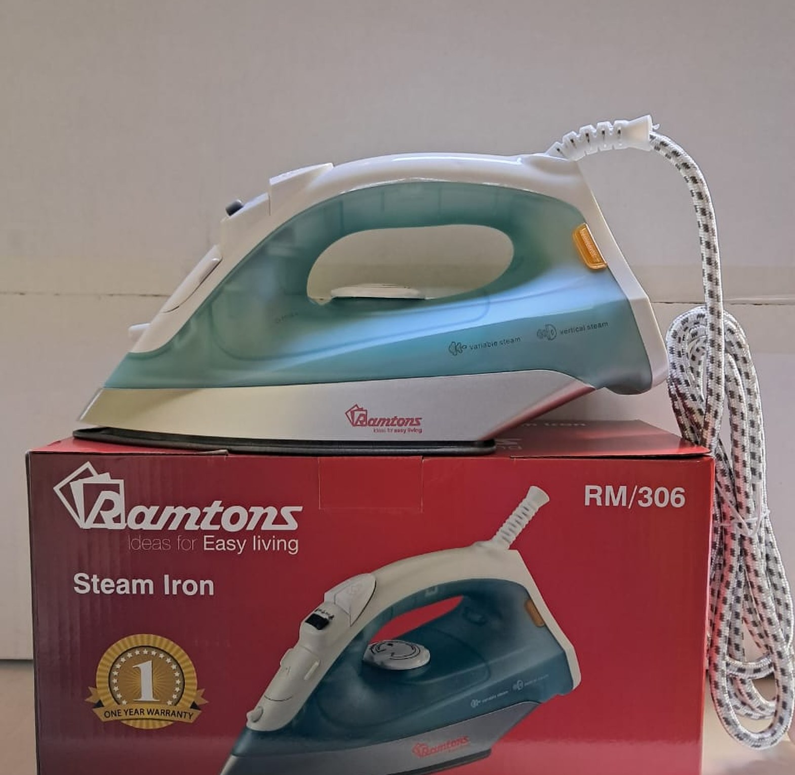 Ramtons Elegant Power Efficient Electric Steam Iron Box image