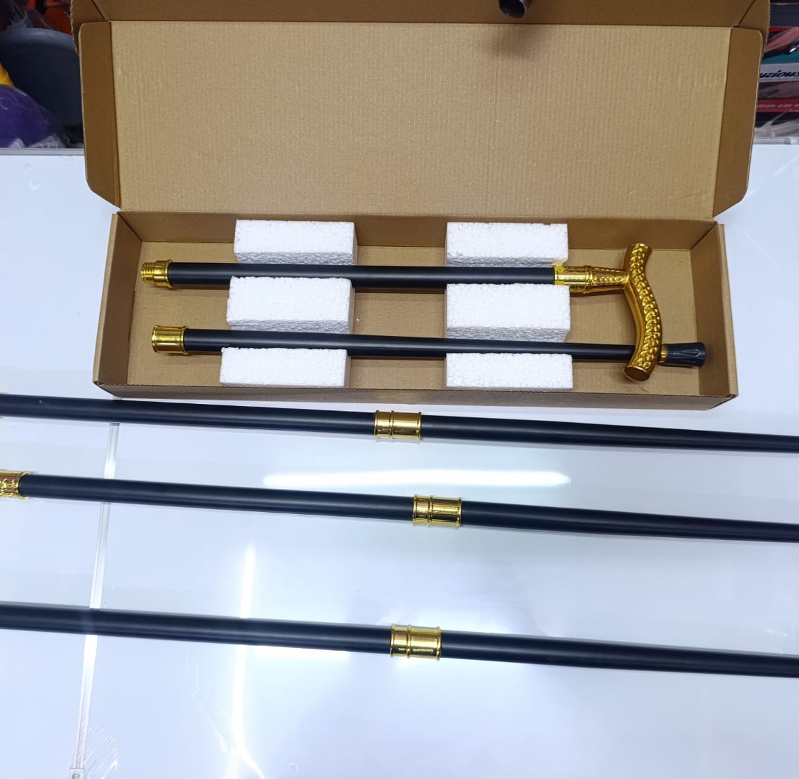  Fancy designed walking sticks  image