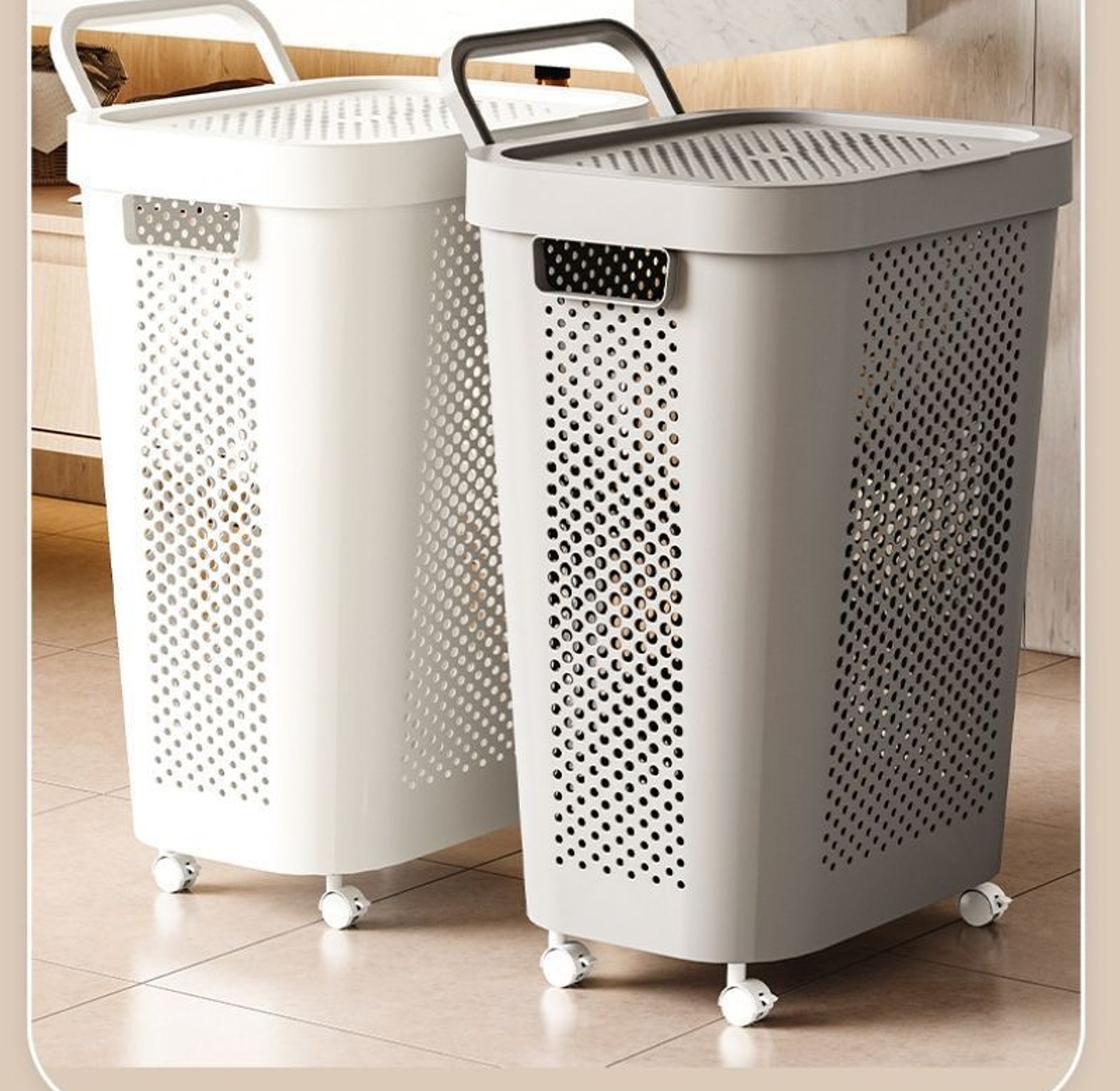 Rolling Laundry basket image