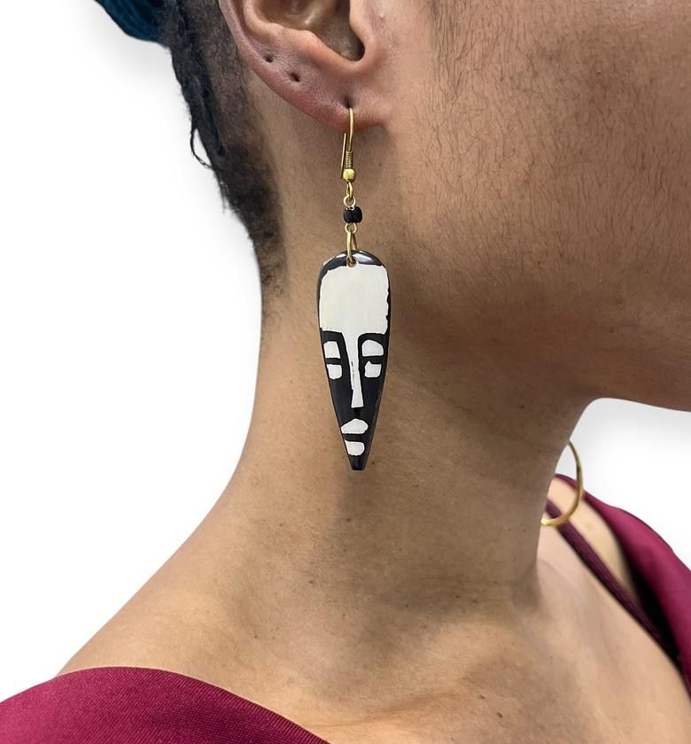 Aziza  Brass Earrings  image