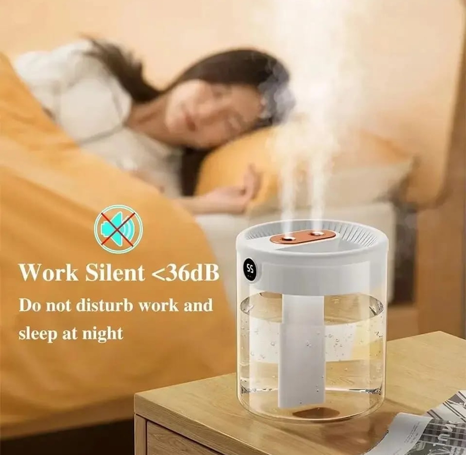 2L Double Nozzle Air Humidifier  image