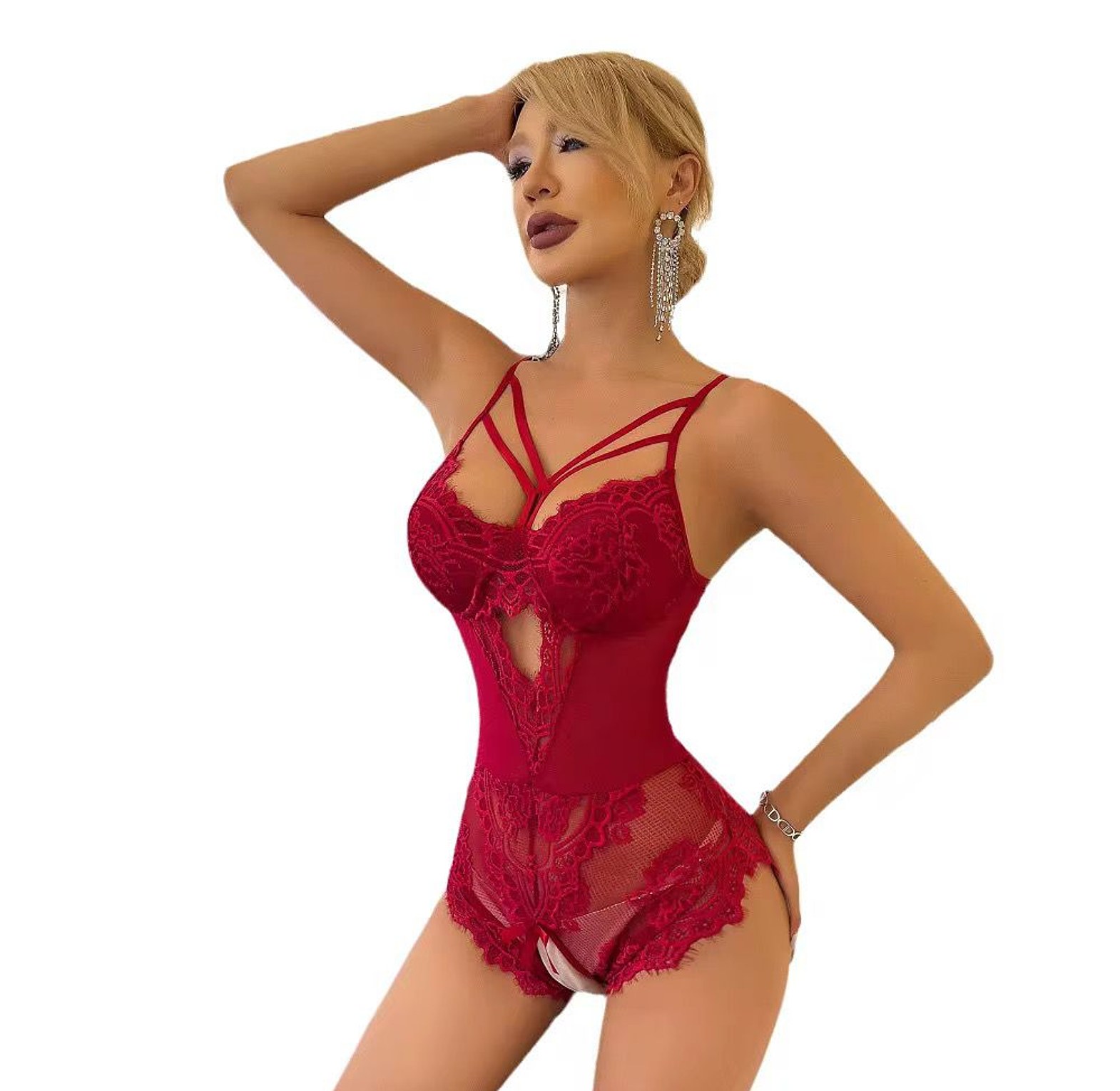 2770 Bodysuit Lingerie-Crotchless image