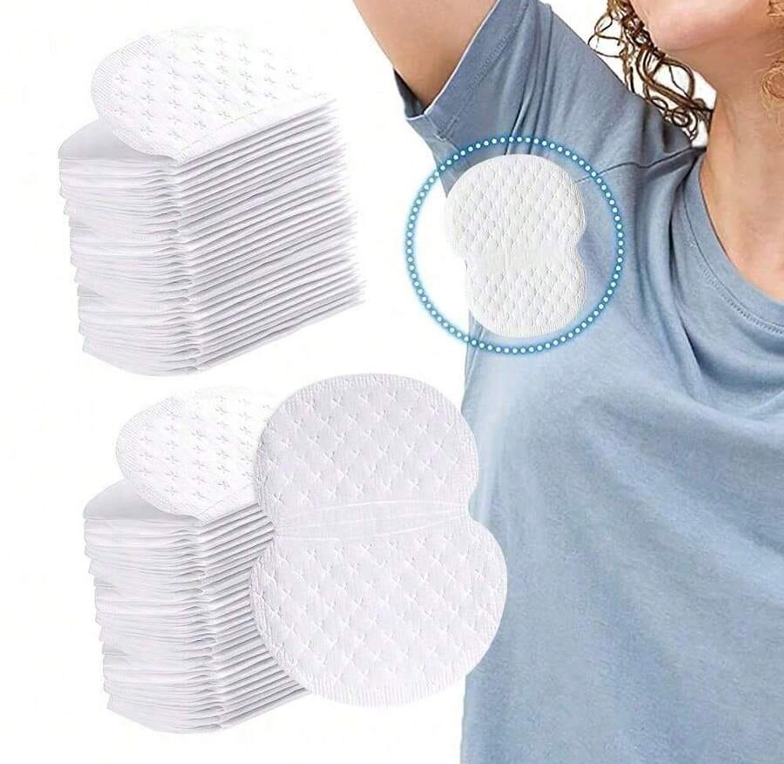 10Pcs Underarm Sweat Pads for Women and Men image