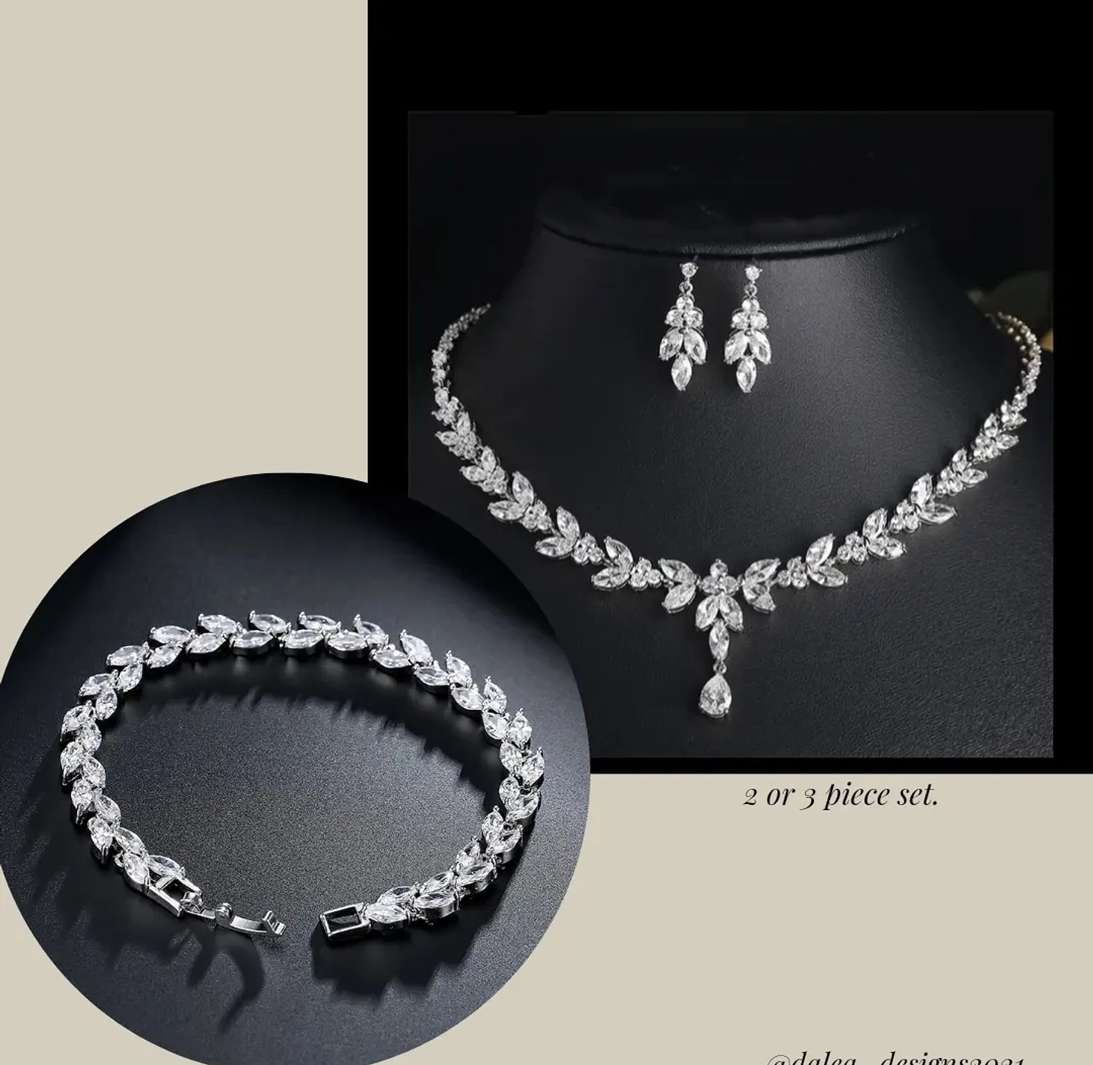 Bridal jewelry set image