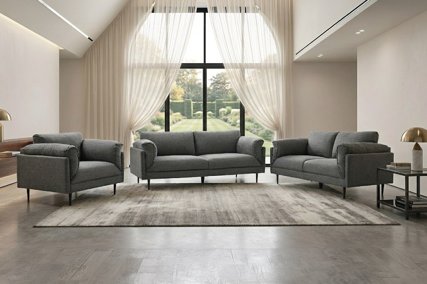 AVELA 6 Seater Fabric Sofa image 1