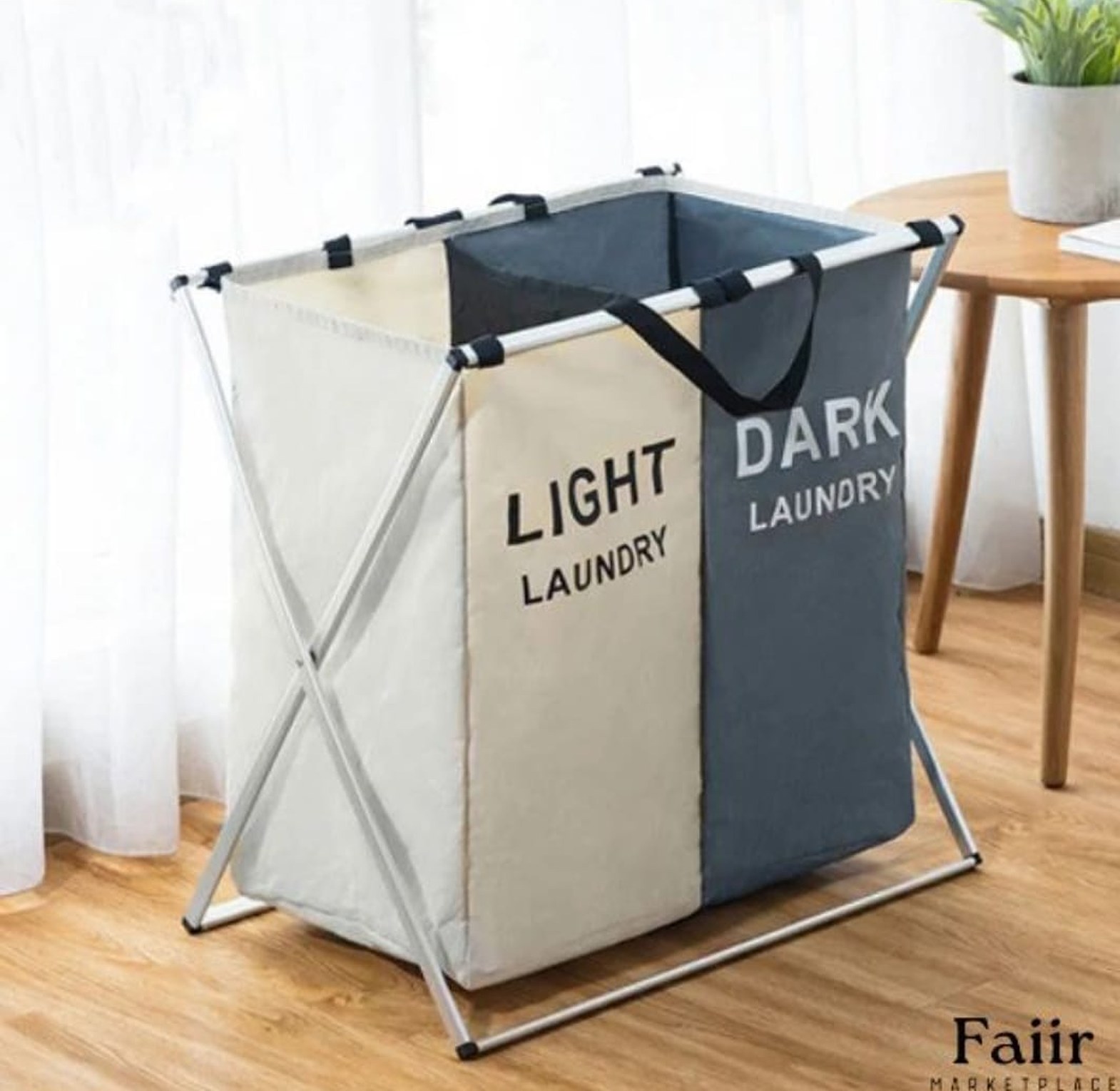 Waterproof detachable laundry basket. Eco friendly ,Anti-corrosion, rust proof and firm image