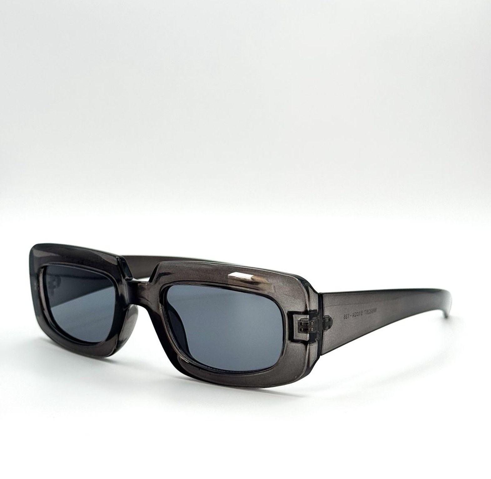 Retro Rounded Square Dark Gray Jelly Shades image