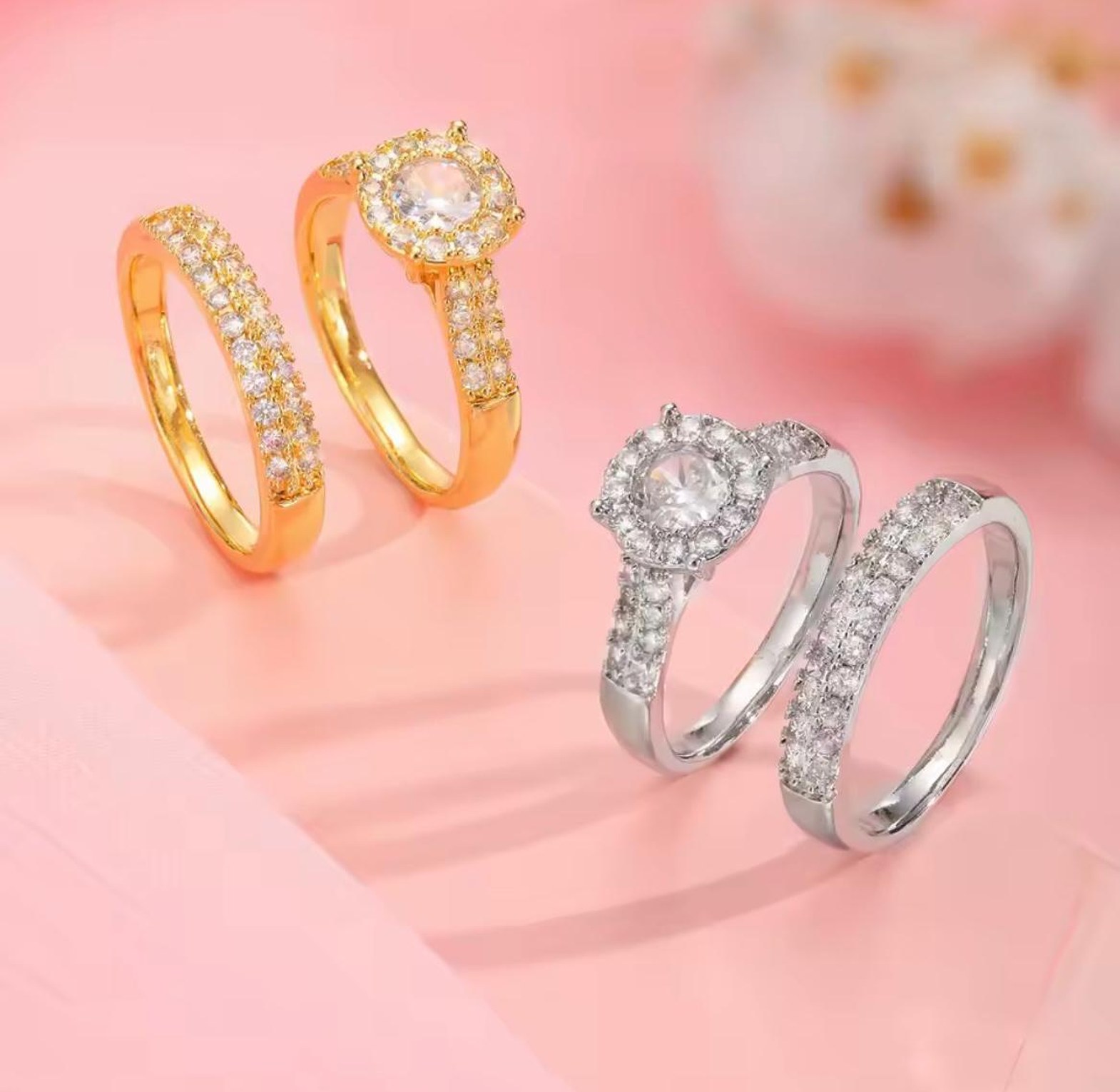 The Glamour Duet Engagement Set image