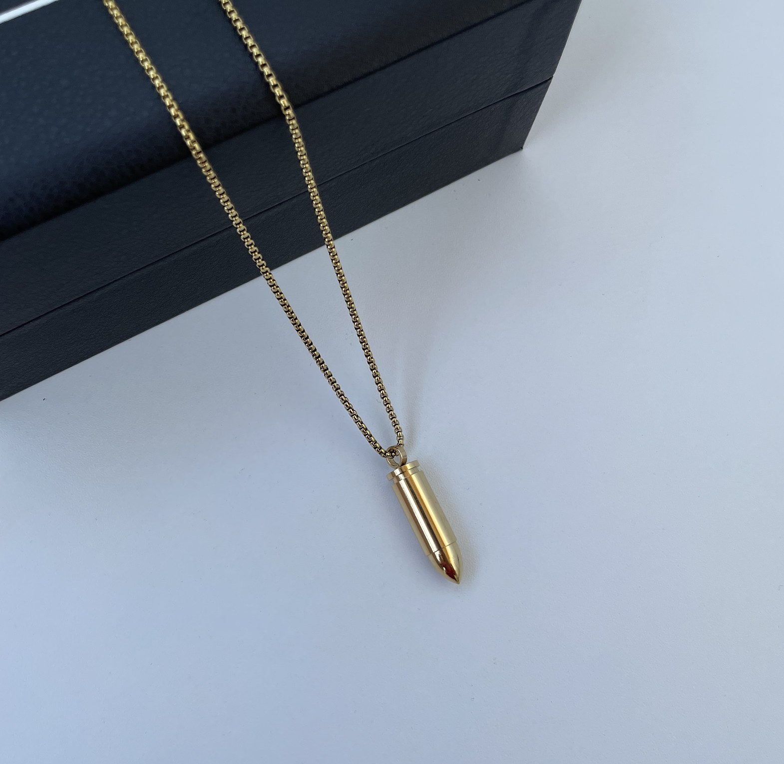 Burna Bullet Necklace (Gold) image
