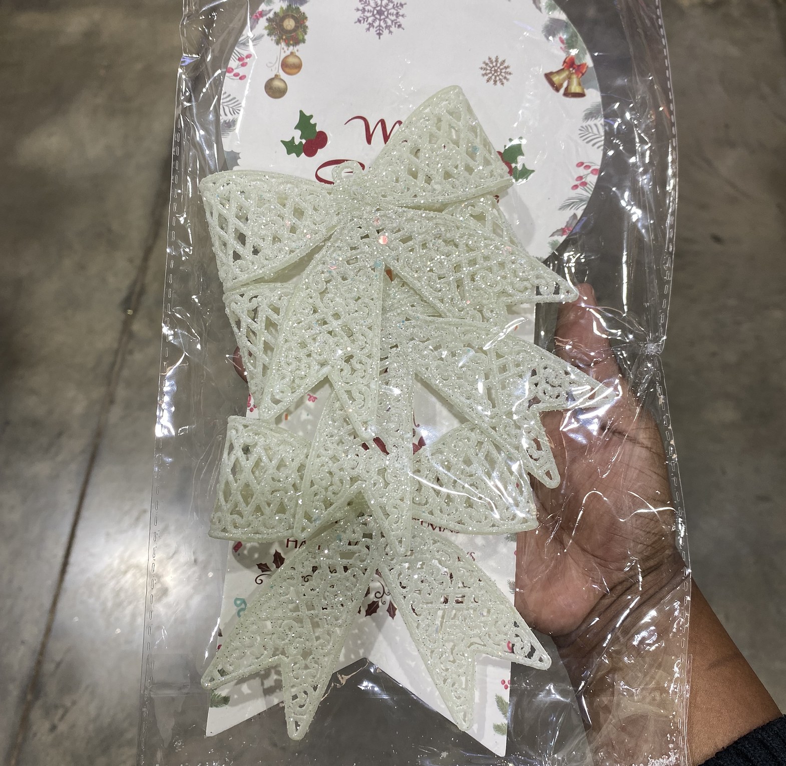 Christmas bow decorations  image