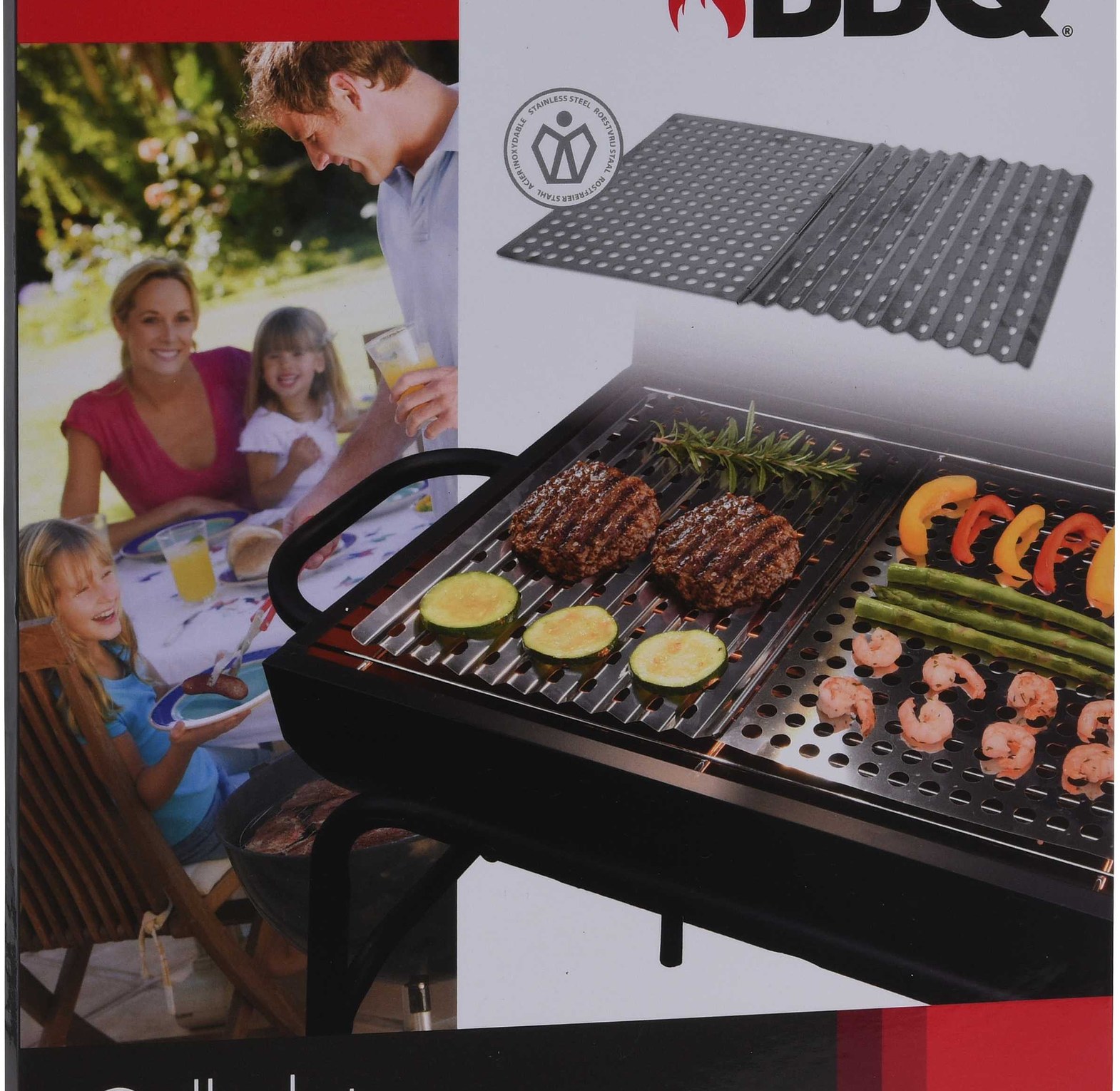 BBQ SHEET 2PCS STAINLESS  image