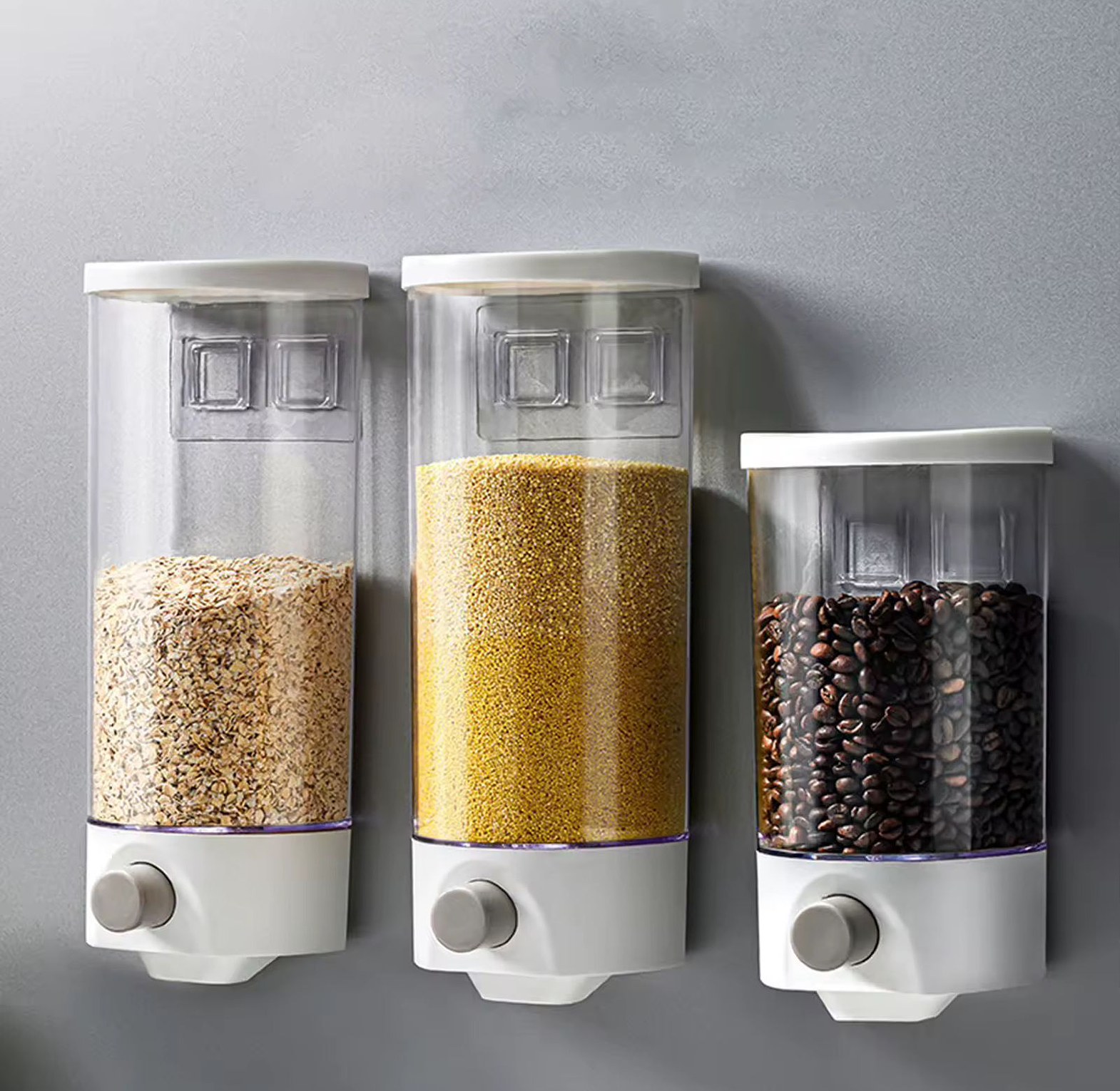 Wall Mounted Rice / Cereal Dispenser image