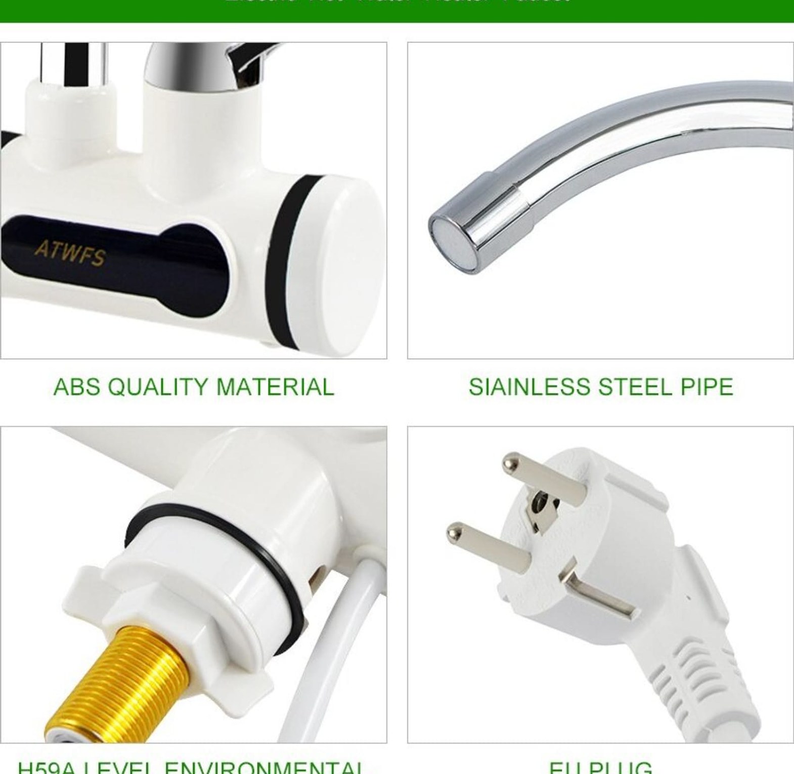 110V 3000W Digital Instant Water Heater Faucet image