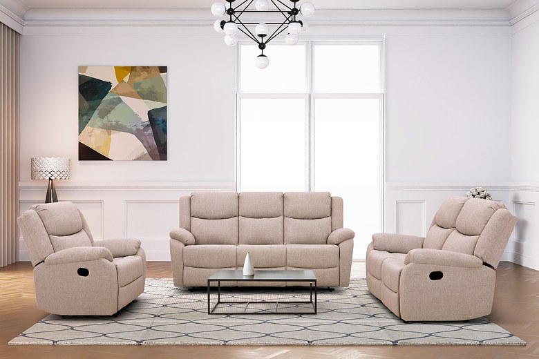 KYLIE 5 Seater Fabric Recliner (3+2) image
