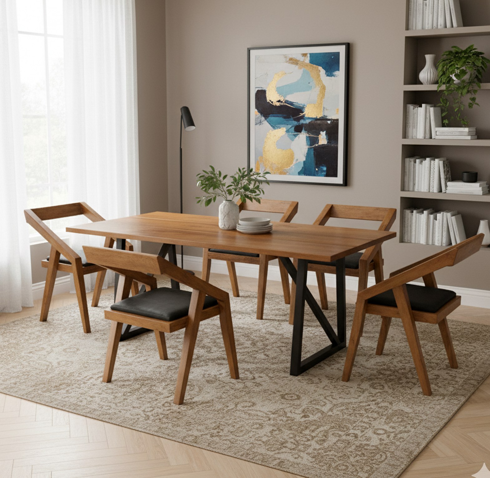Farmhouse-Style Dining Set image