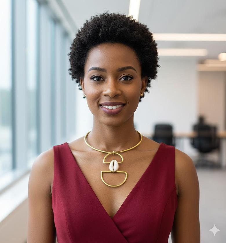 Efua Brass Choker image