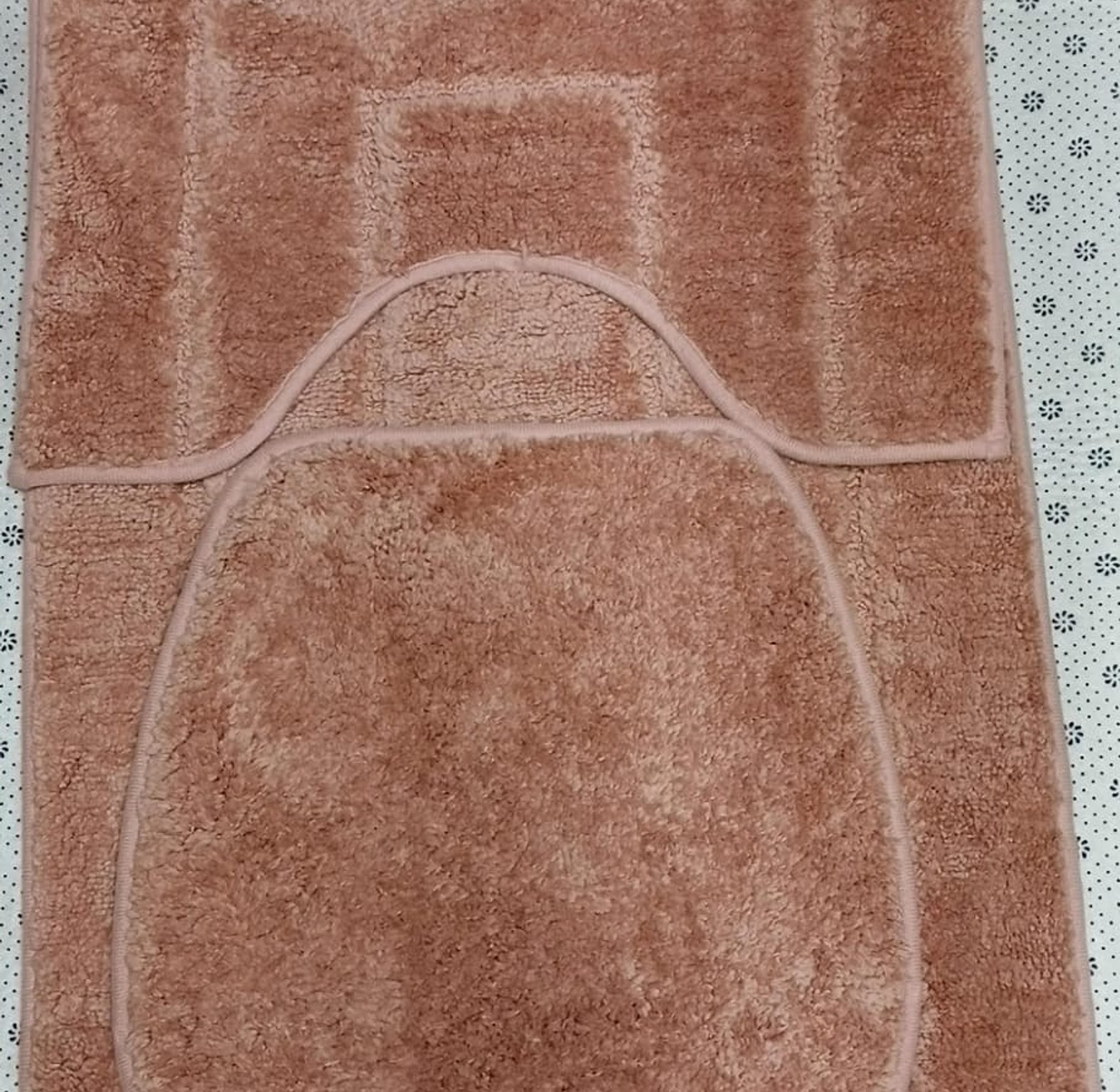 3 Piece Super Absorbent Bathroom Toilet Mat image