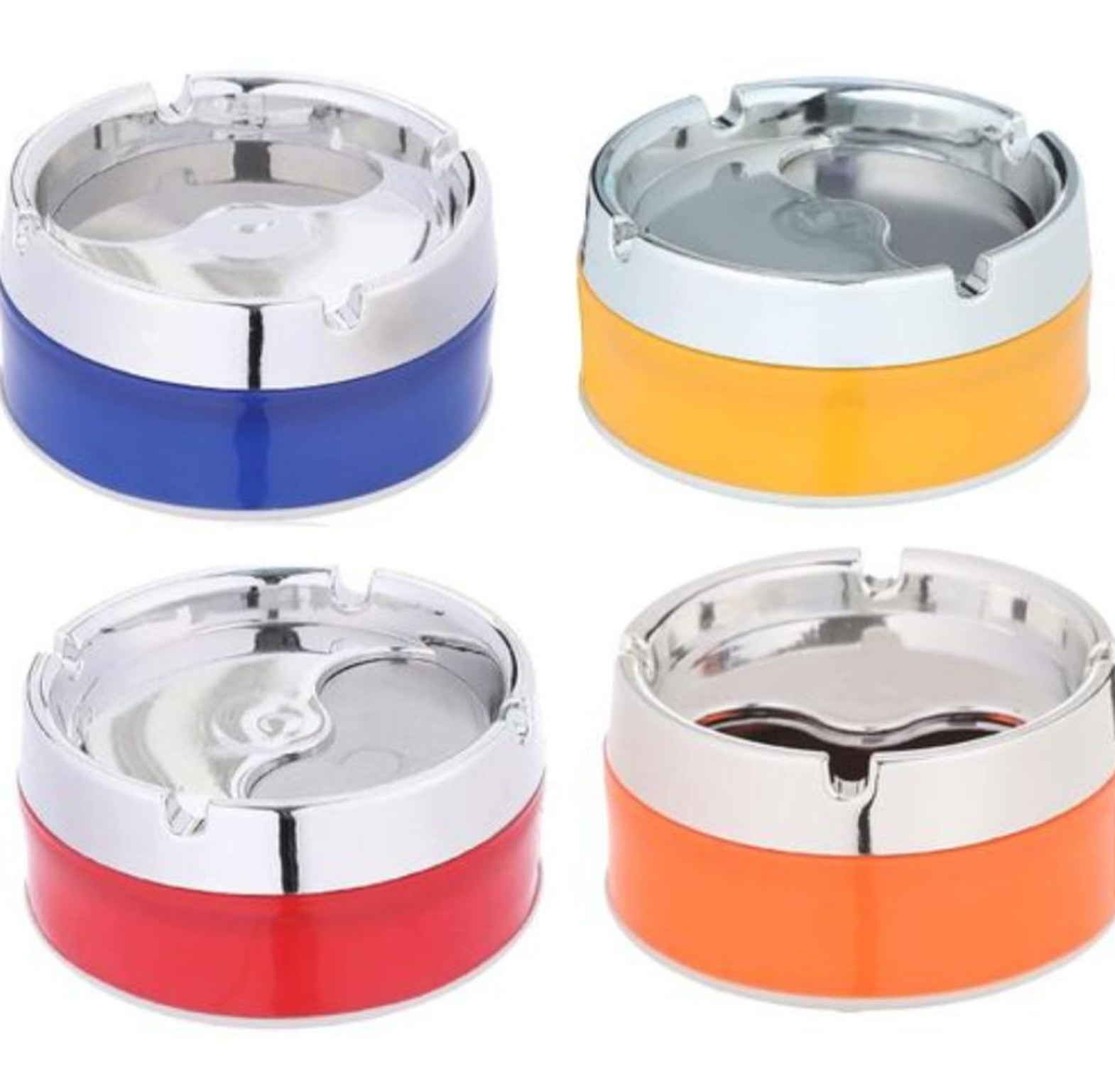 Metal Ashtray for Home, Office Bar image