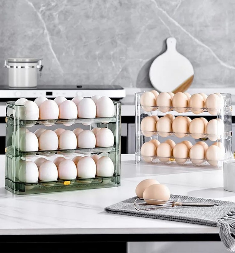 30-Grid Transparent Egg Storage image