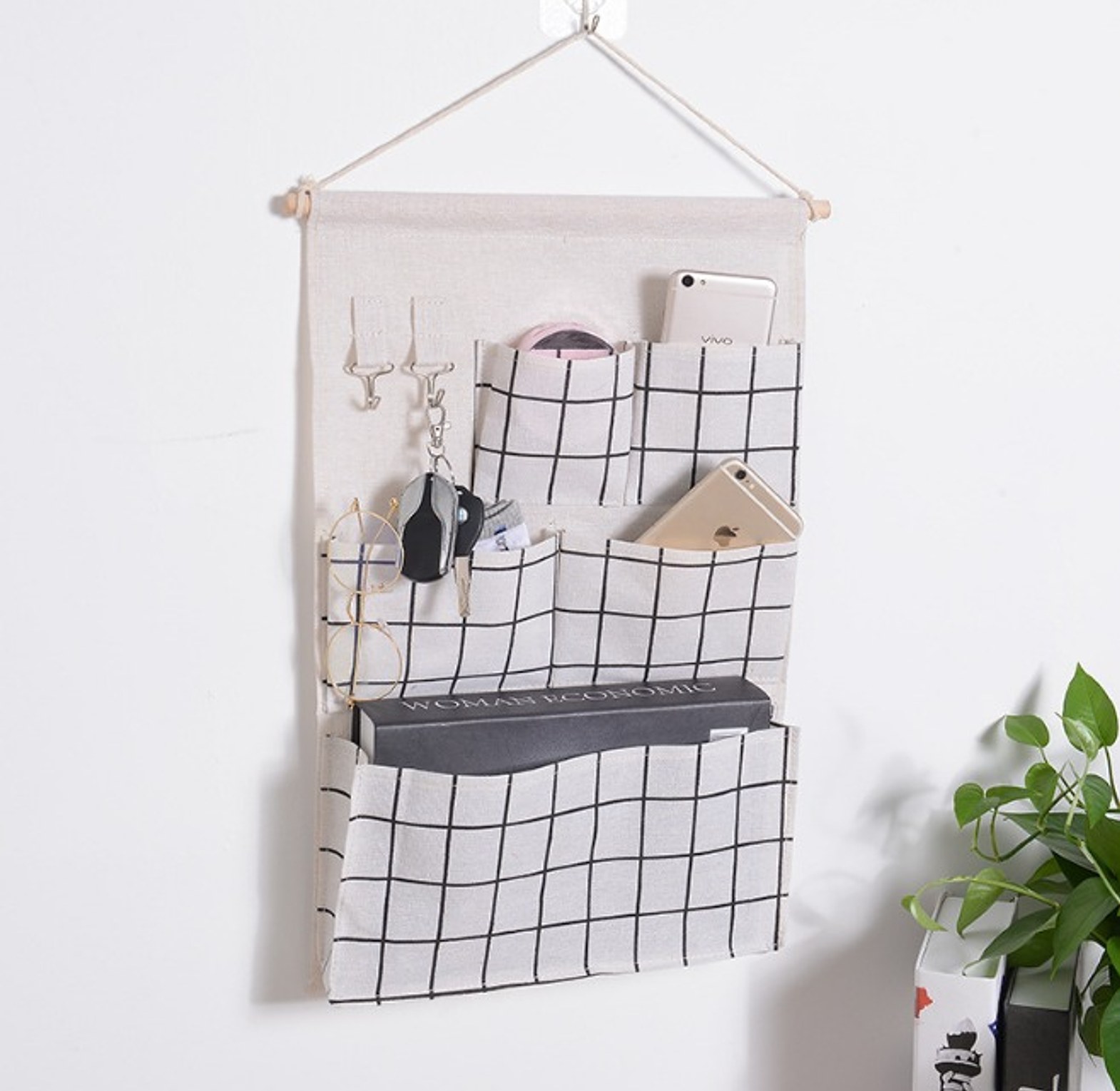 Over-The-Door Magazine Storage Pockets image