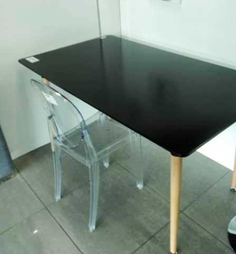 TABLE DINING WOOD LEGS CL image