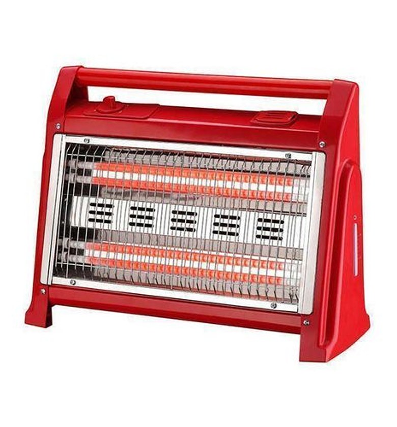 Room Heater. LUXGEN QUARTZ ROOM HEATER WITH 4 RODS 1600W WITH FAN SAFTY SWITCH. image