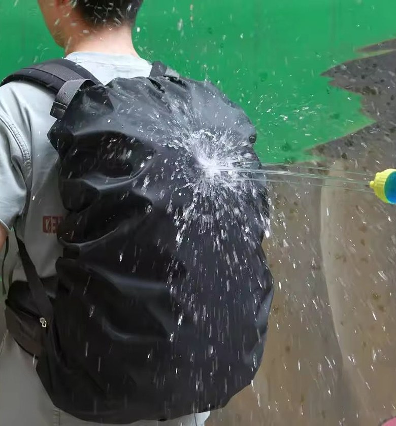 35L Universal Waterproof Backpack Rain Cover & Dust Protector for Laptops and Hiking - Durable Nylon image