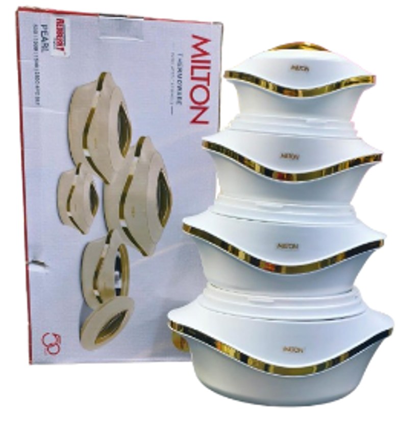 Hotpot. Milton 4 pcs pearl hotpots well insulated image