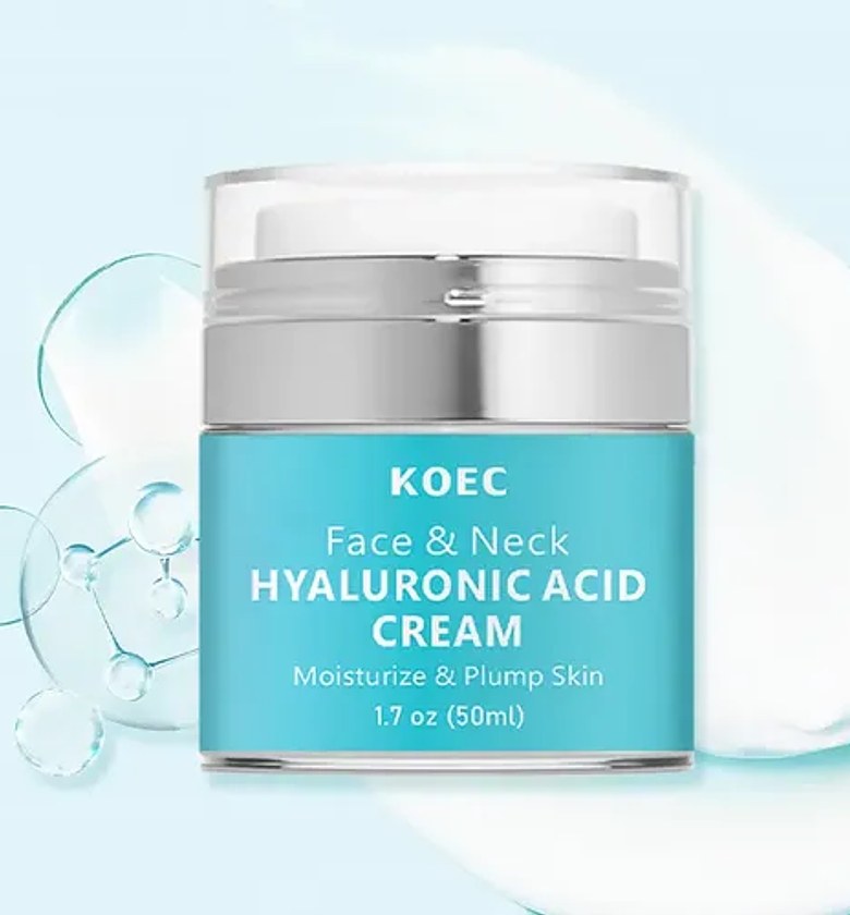 KOEC Face & Neck Hyaluronic Acid Cream – 50 ml image