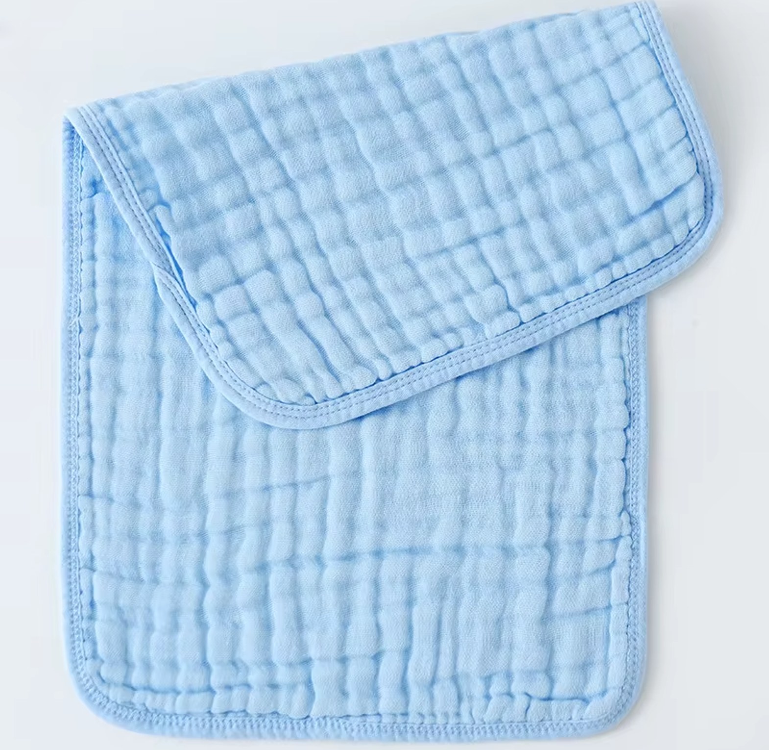 Muslin Cotton Waffle Burp Cloths  image