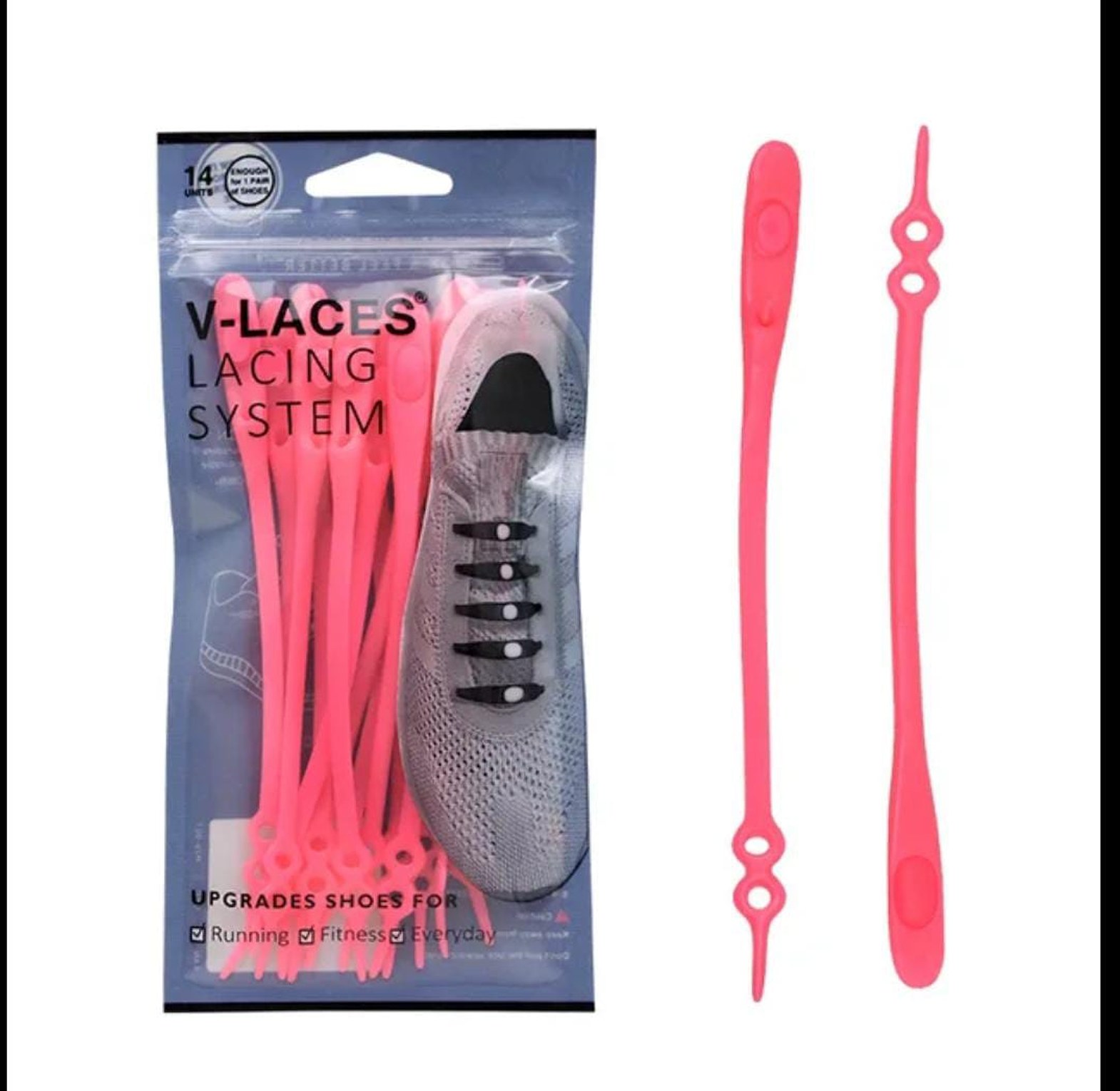 12pcs Silicone Shoe Laces, Elastic Shoelaces image