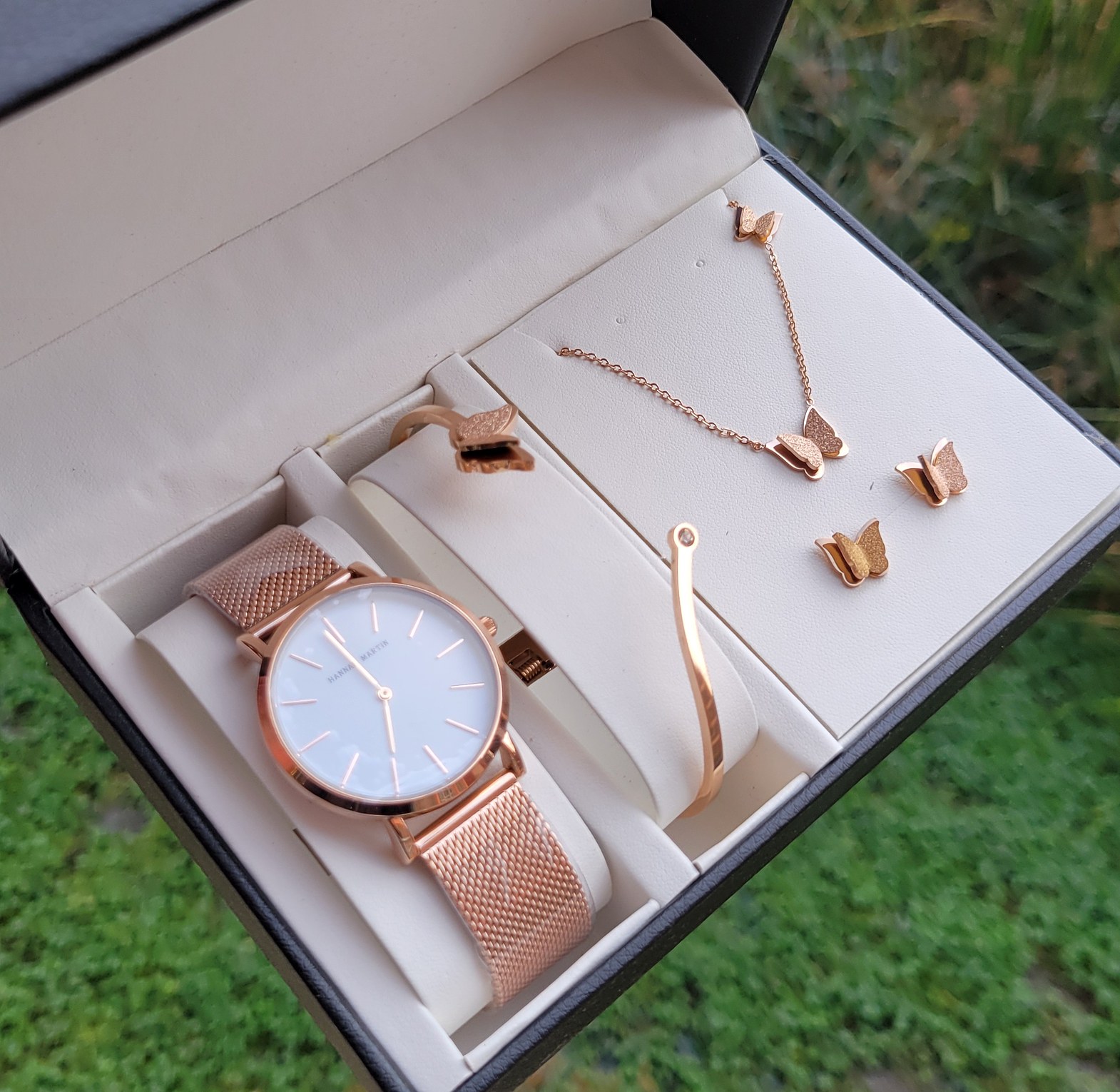 Rosegold watch set image