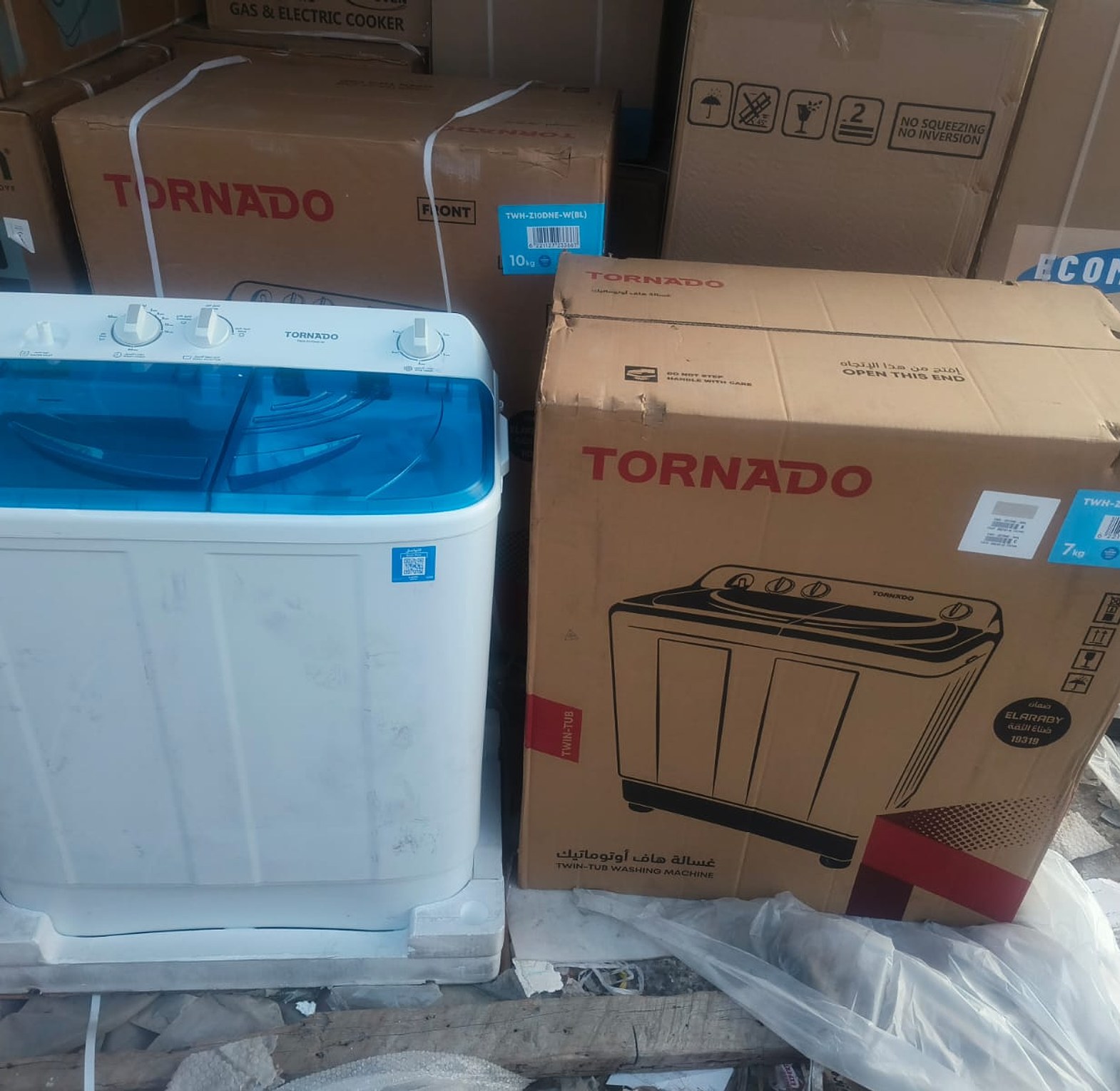 Tornado 7kg Twin Tub Washing Machine Good Quality Highly Recommeded image