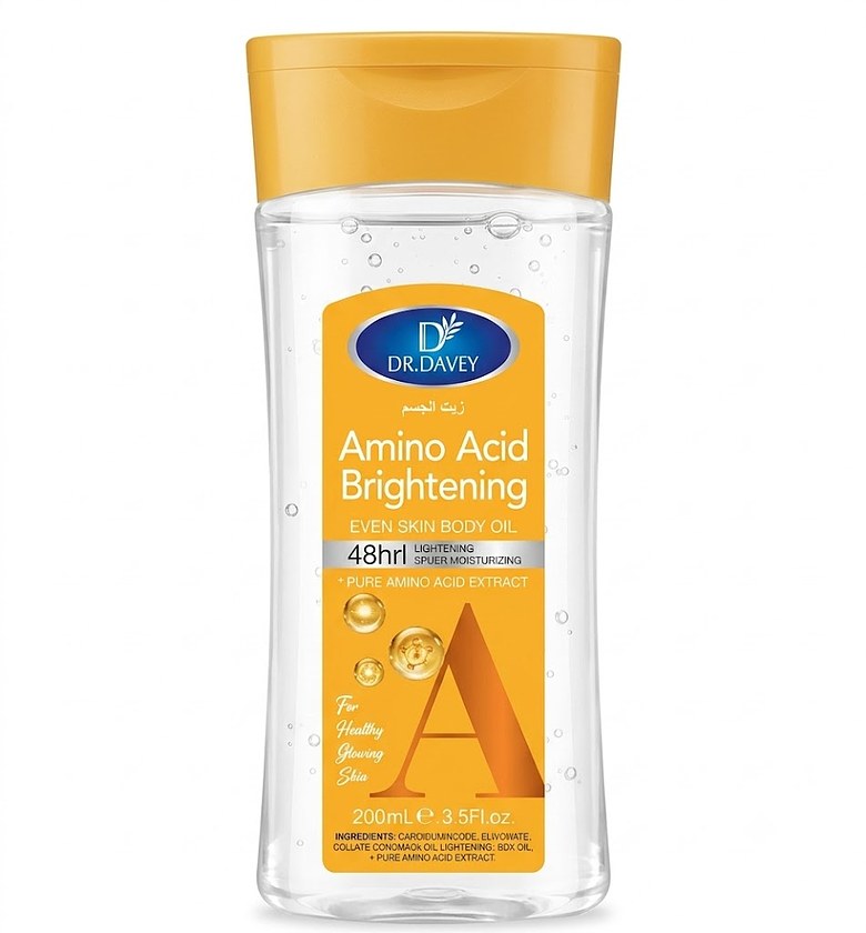 Dr davey Amino acid brightening  even skin body oil image