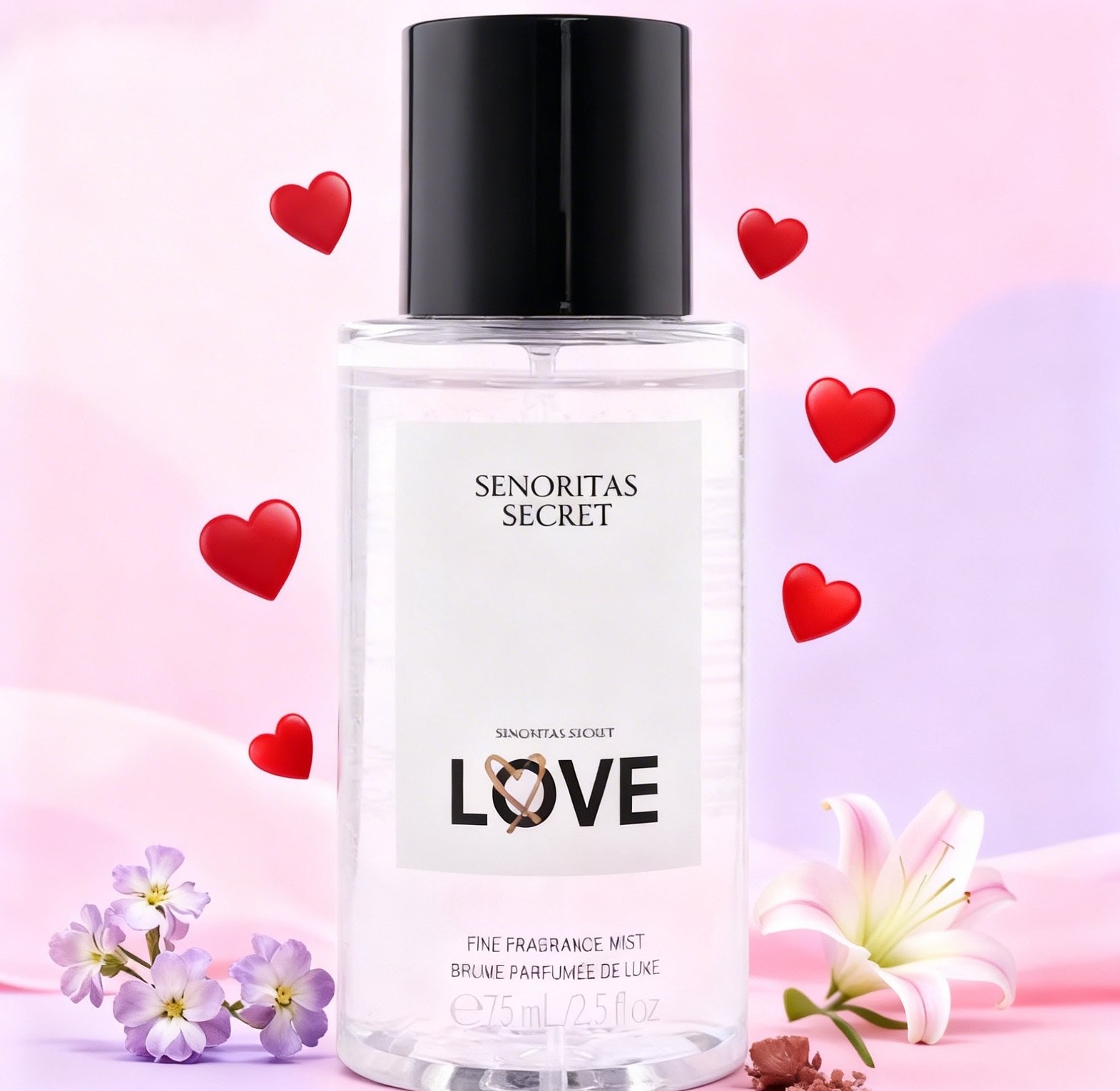 Senoritas Secret Love Perfume Gift Set with 100ml Fragrance Lotion & 75ml Perfume  image