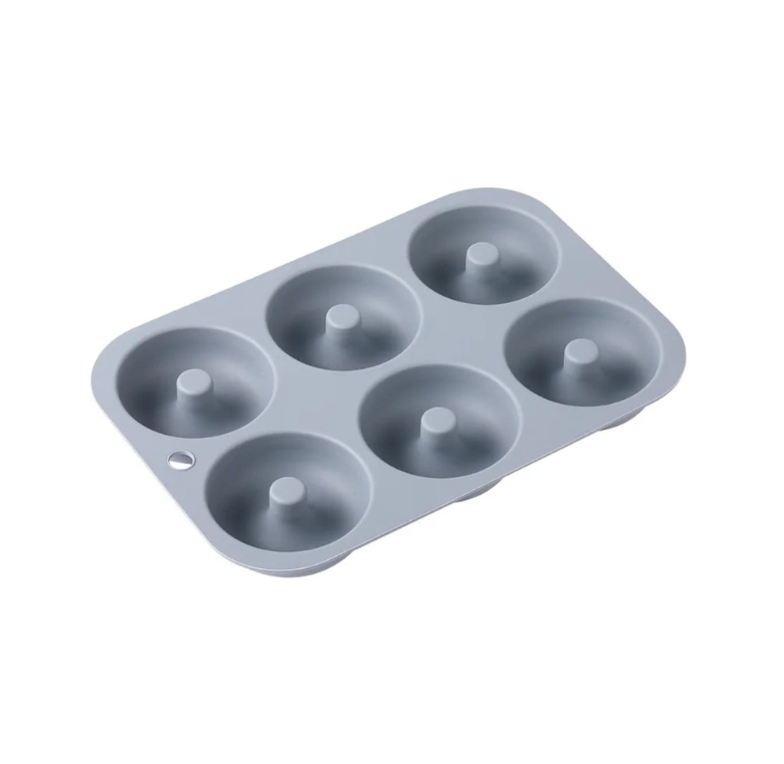Premium 6-Cup 3D Donut Shape Silicone Baking Cake Tin image