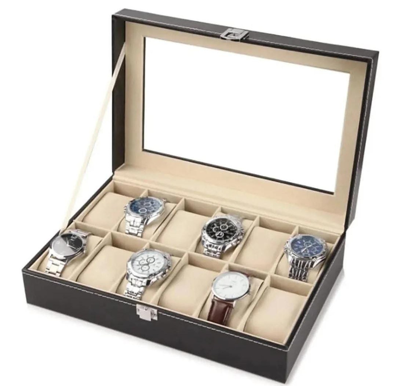 12 slots watch Organizer/storage box image