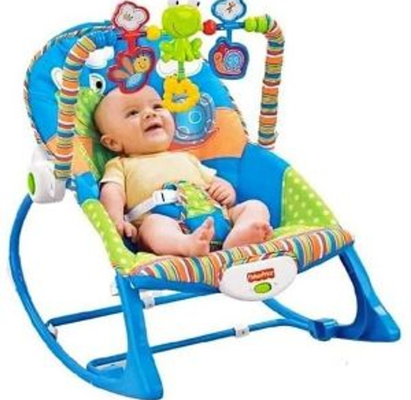 High Quality 2in1 Baby rocker  Max weight 18kgs  Vibration/melody .IDEAL GIFT  FOR LOVED ONES image