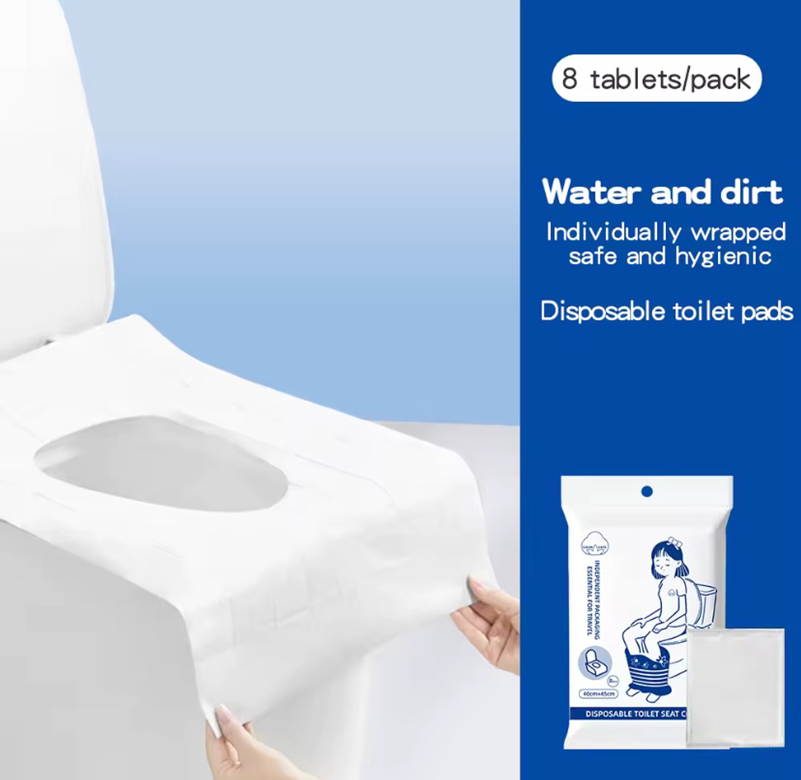 Disposable toilet seat cover  image