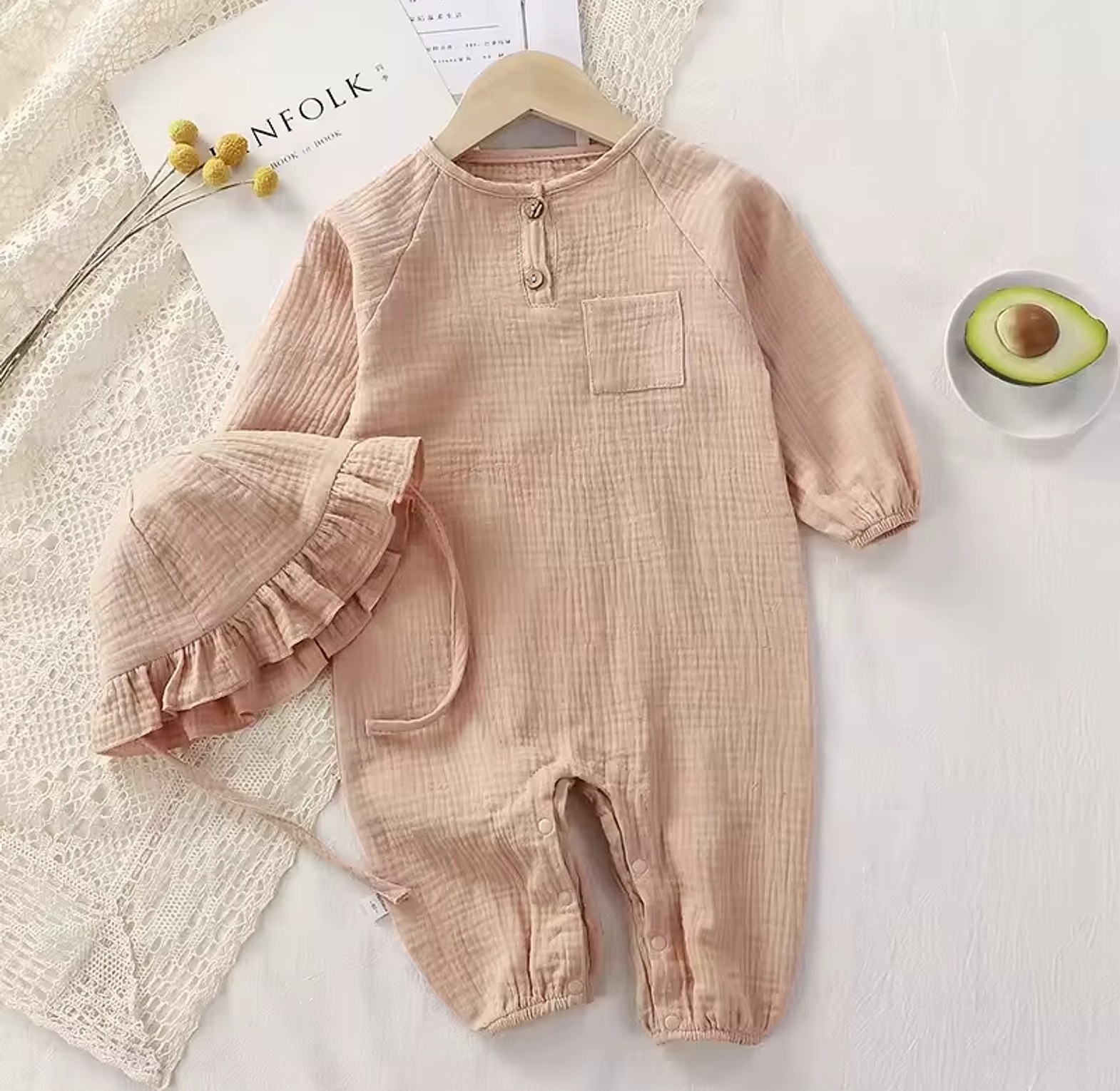 Muslin Breeze Romper Set image